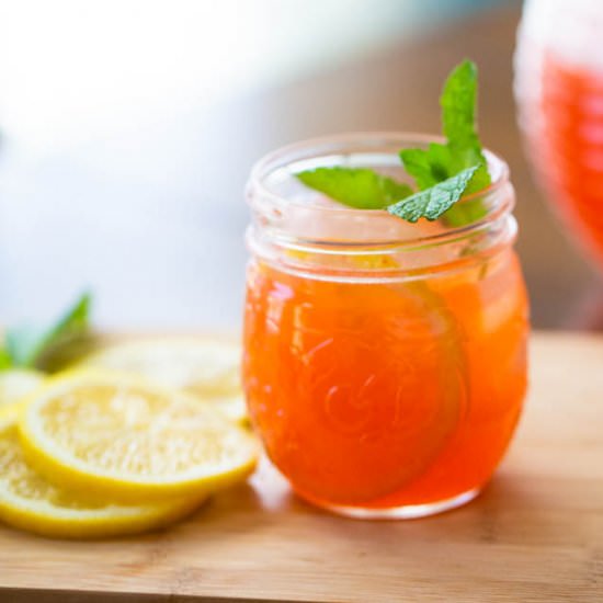 Homemade Strawberry Lemonade