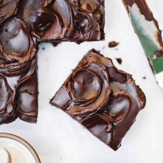 Chocolate Tahini Brownies