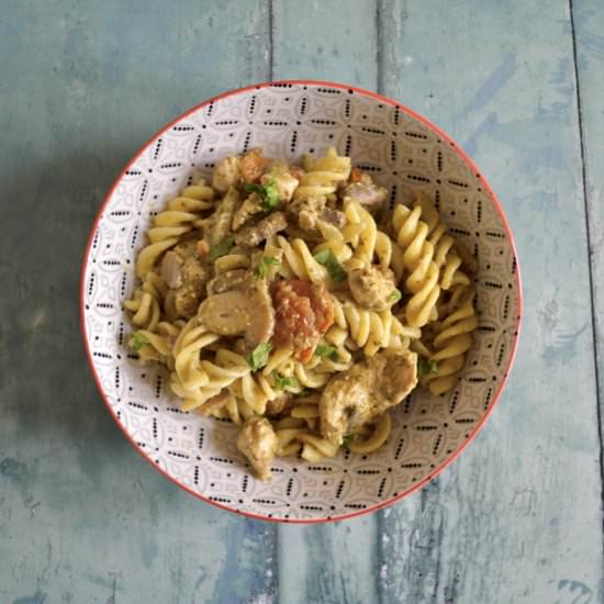Creamy Pesto Chicken Pasta