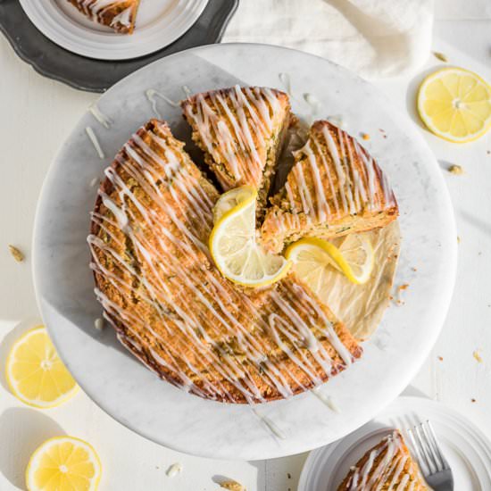 Grain Free Lemon Zucchini Cake