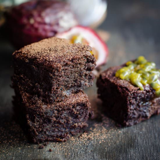 Chocolate Passionfruit Brownies