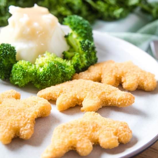 Dino Buddies with Mashed Potatoes