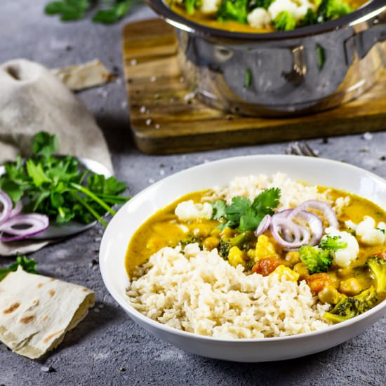 Creamy Veggie Loaded Curry
