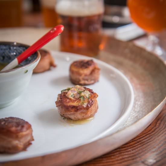 Prosciutto Wrapped Scallops