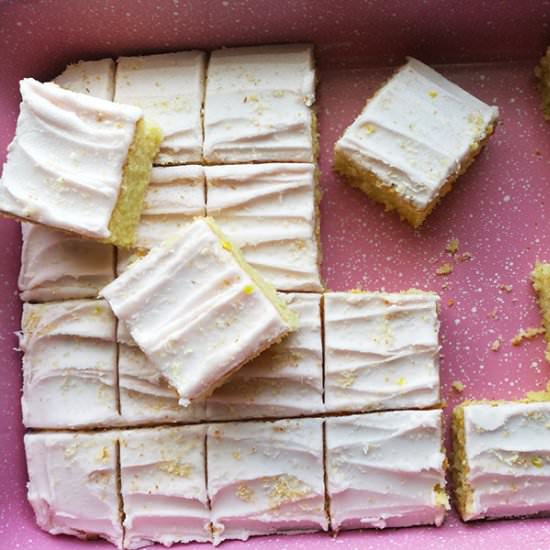 Lemon Coconut Traybake