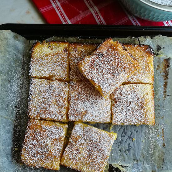 Easy Lemon Squares.