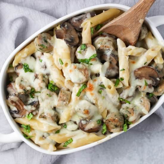 Creamy Cauliflower Pasta Bake