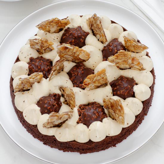 Chocolate Ferrero Rocher Cake