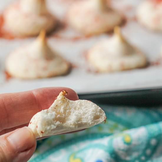 Sugar Free Strawberry Meringues