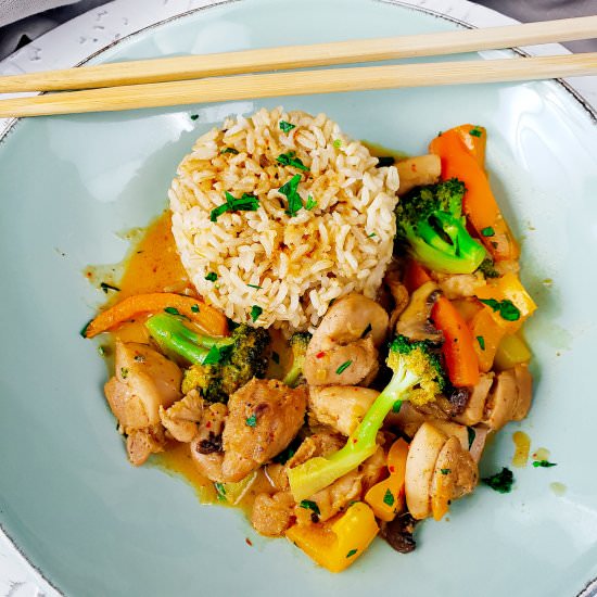 Thai Red Curry with Chicken