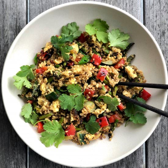 freekeh fried “rice”