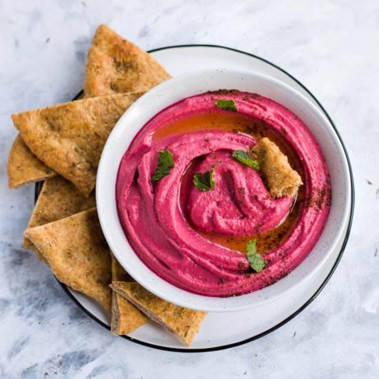 Beetroot hummus