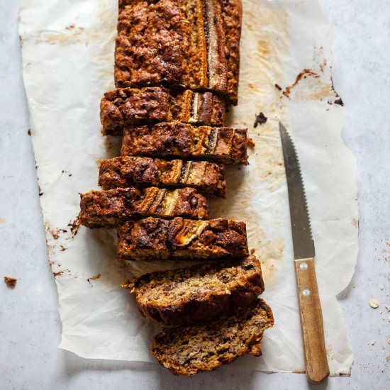 Vegan Chocolate Chip Banana Bread