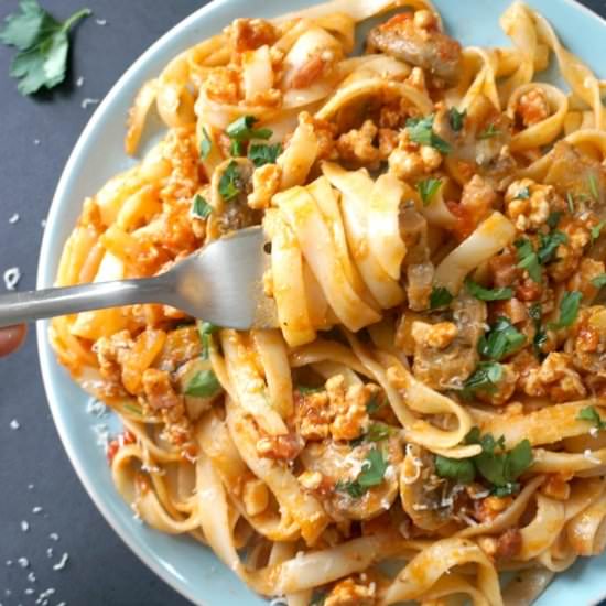 Pancetta Chicken Pasta