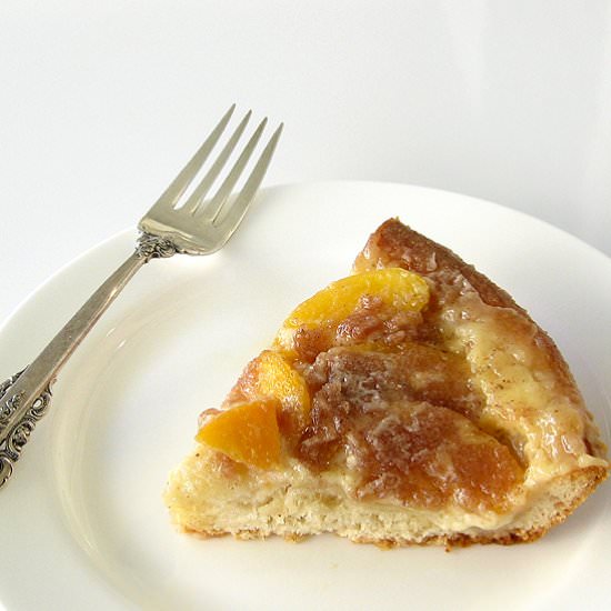 Peach Kuchen – Peach Coffee Cake
