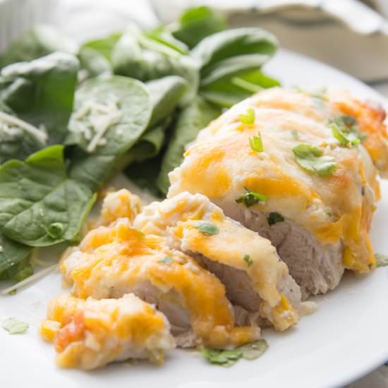 Creamy Fiesta Chicken Bake