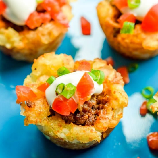 TACO TATER TOT BITES