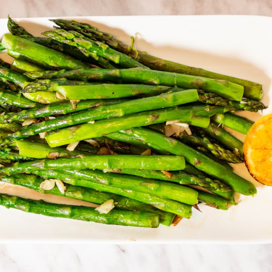 Pan Roasted Asparagus