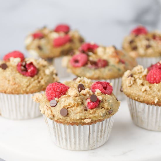 Raspberry Chocolate Chip Muffins