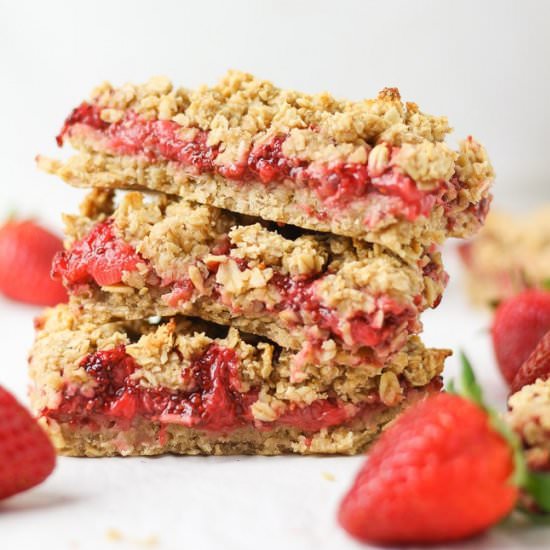 Strawberry Oatmeal Bars
