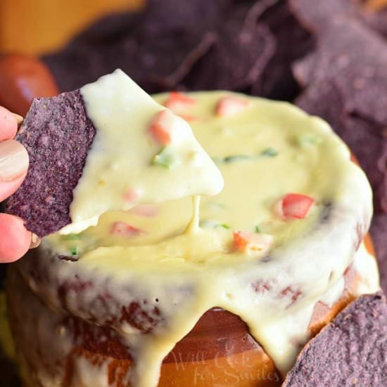 Homemade White Queso Dip