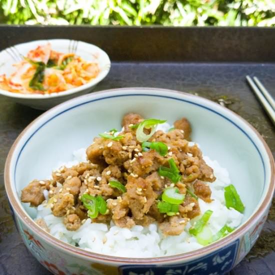 Korean Style Minced Meat