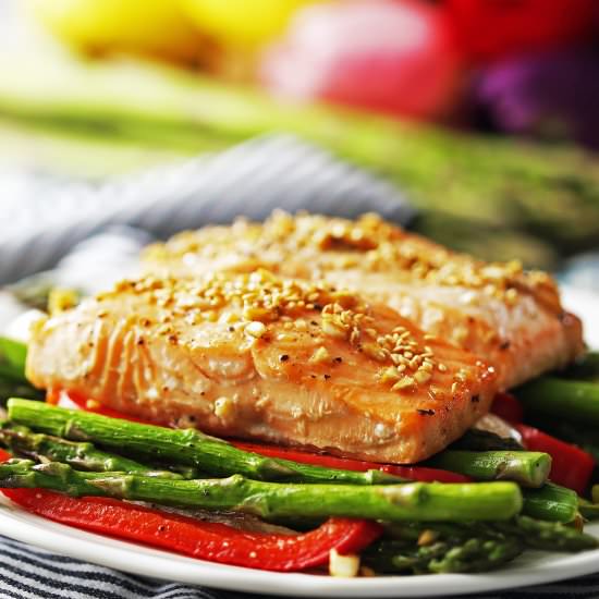 Sheet Pan Baked Salmon