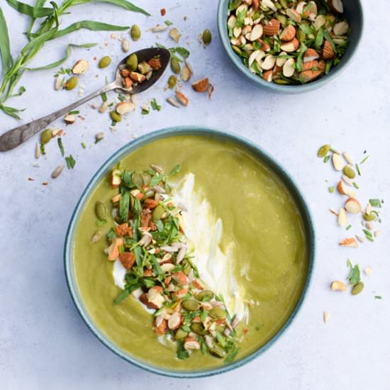 Fennel & Asparagus Soup [vegan]