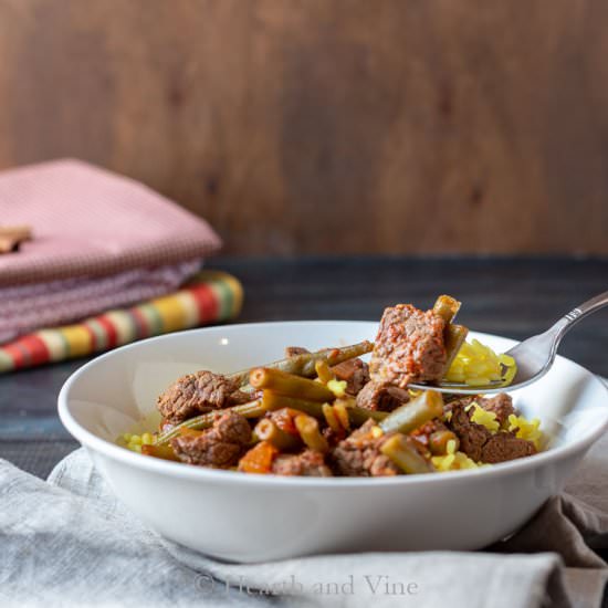 Lubee – Lebanese Green Bean Stew