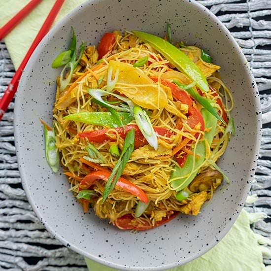 Leftover Turkey & Singapore Style N