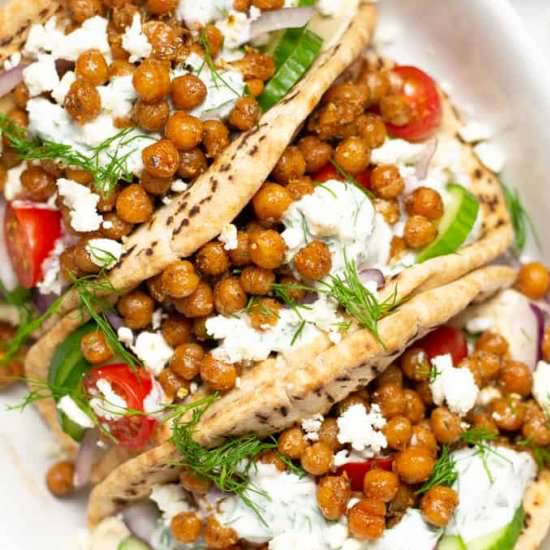 Easy Chickpea Gyros