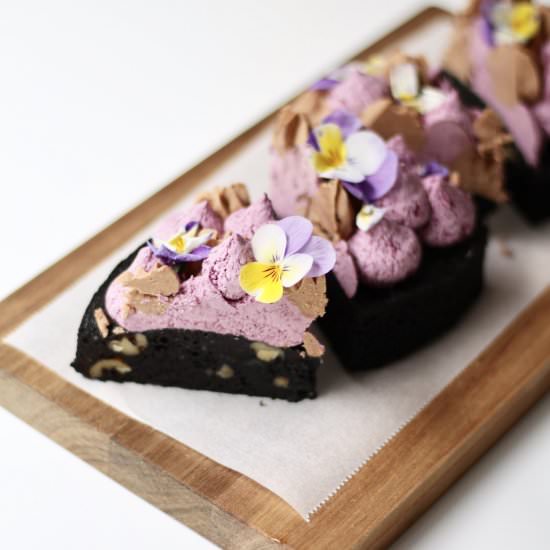 Cassis Milk Chocolate Brownie