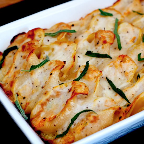 Pumpkin, Ricotta & Sage Pasta Shell