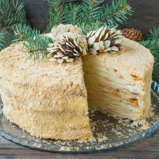 Russian Napoleon Cake