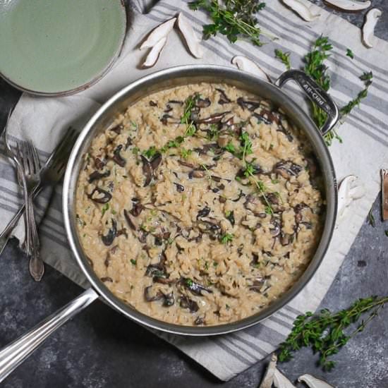 Creamy Mushroom Risotto