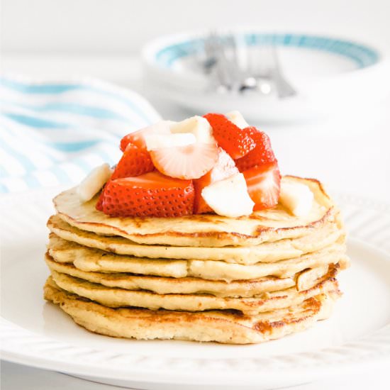 3 Ingredient Protein Pancakes