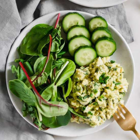 Green Goddess Egg Salad