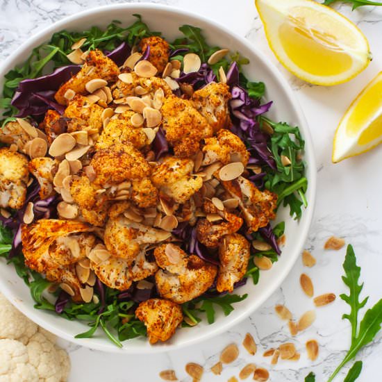 Roasted Cajun Cauliflower Salad