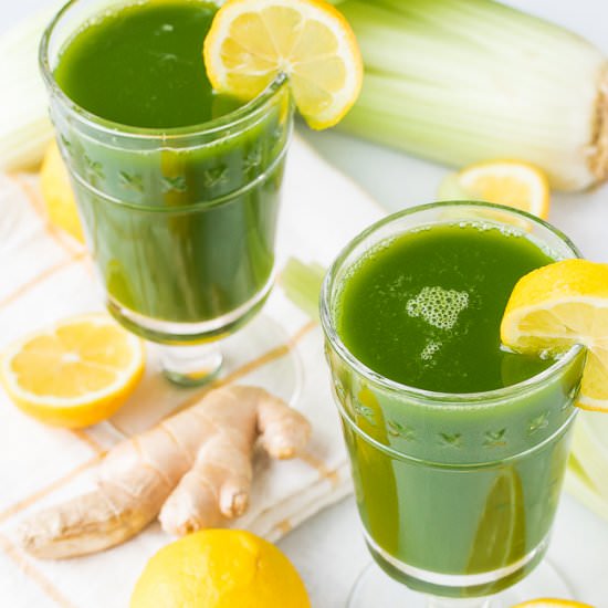 Lemon & Ginger Green Juice