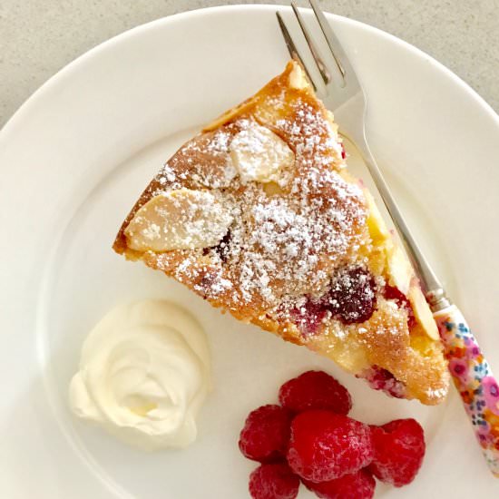 Gluten-Free Pear & Raspberry Cake