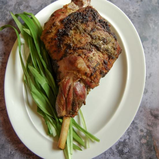 Lamb with Wild Garlic & Rosemary