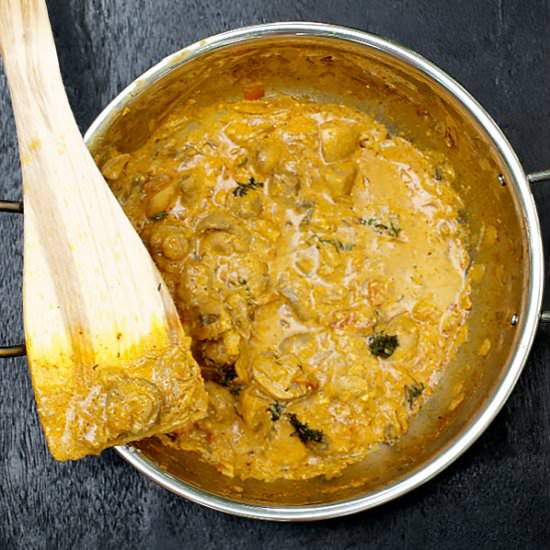 Mushroom Masala Curry