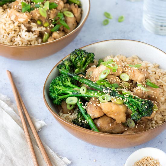 Miso Chicken Stir Fry