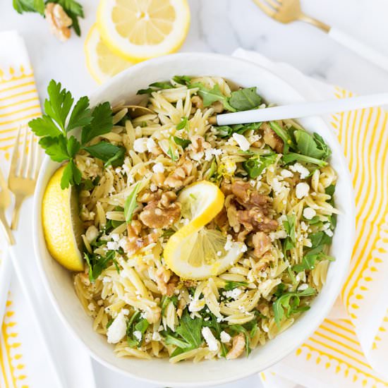 Lemon Orzo Salad