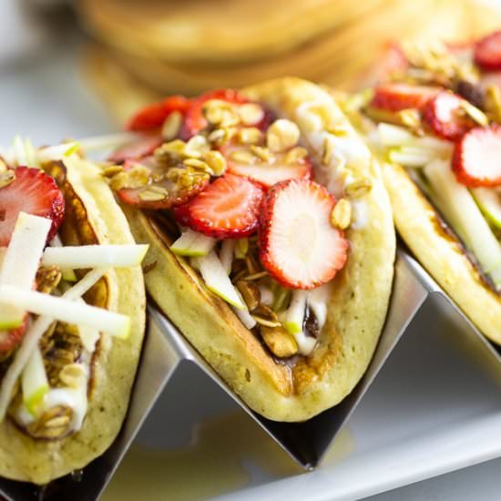 Pancake Parfait Tacos