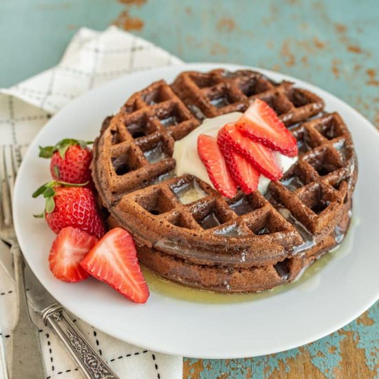 Easy Chocolate Waffle Recipe