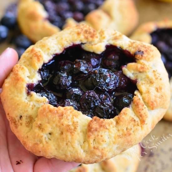 Blueberry Vanilla Lemon Galette