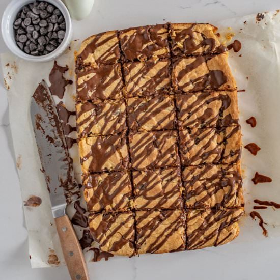 Cheater Chocolate Chip Cookie Bars
