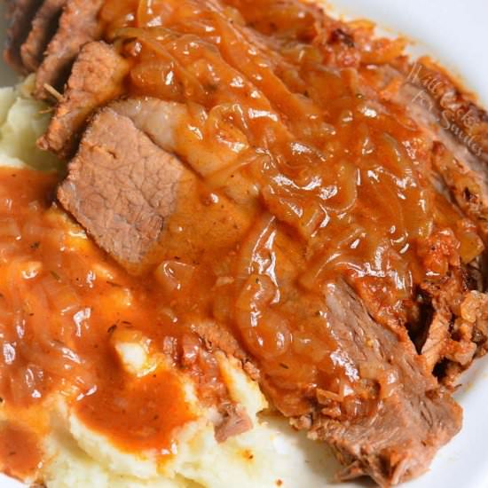 FRENCH ONION BEEF BRISKET