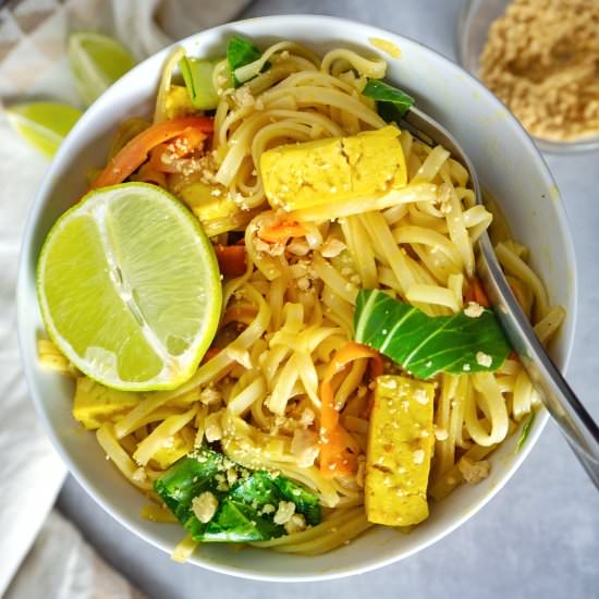 Easy Vegan Pad Thai Recipe